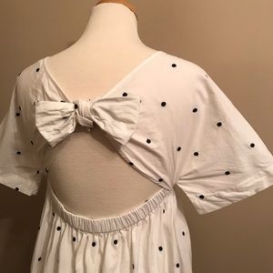 Zara polka dot dress